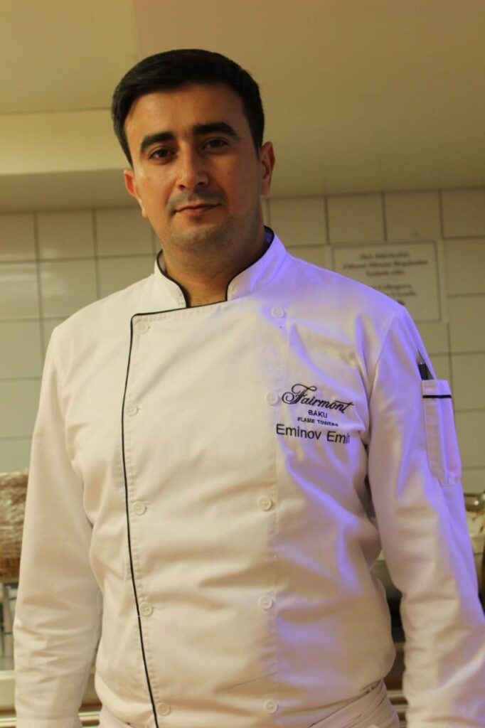 Emin Eminov, Pastry Chef at Fairmont Baku Flame Towers in Azerbaijan